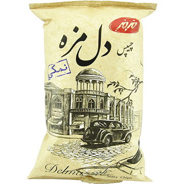 چیپس دل مزه نمکی 90 گرم 